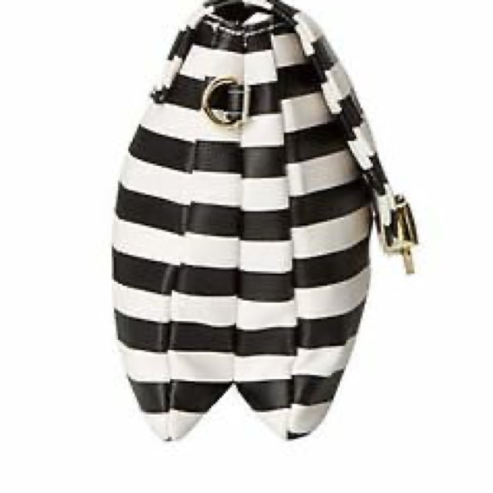 Betsey Johnson stripped bag shoulder bag - Picture 2 of 13